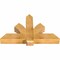 Ekena Millwork Redmond Rough Sawn Timber Gable Bracket, Western Red Cedar, 48"W x 30"H x 6"D x 6"F, 15/12 Pitch GBW048X30X0606RED00RWR - alternate 4